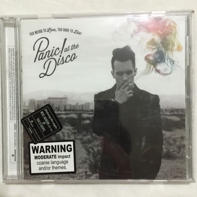 Panic At The Disco Too Weird To Live Too Rare To Die Cd Album Everything Else On Carousell