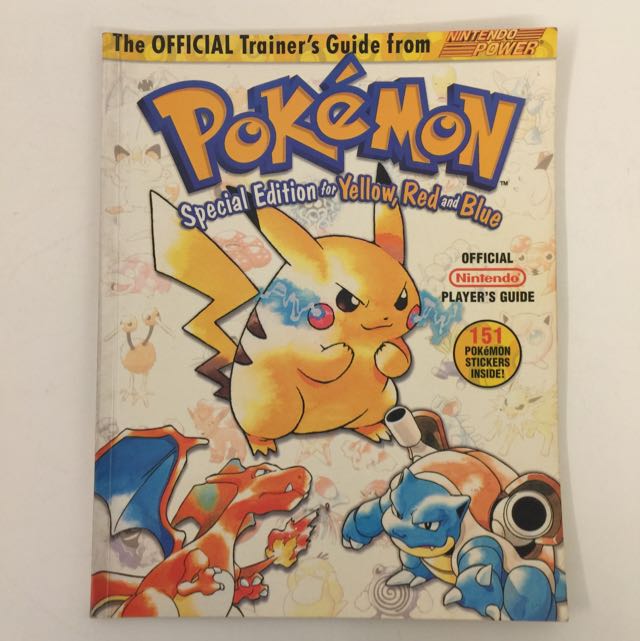 Reserved Pokemon Yellow Red Blue Game Guide Toys Games On