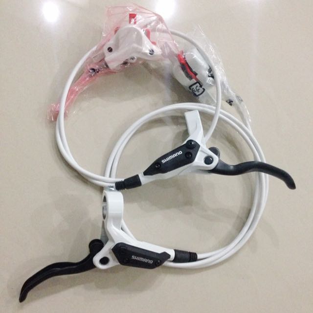 White shimano hydraulic brakes discount