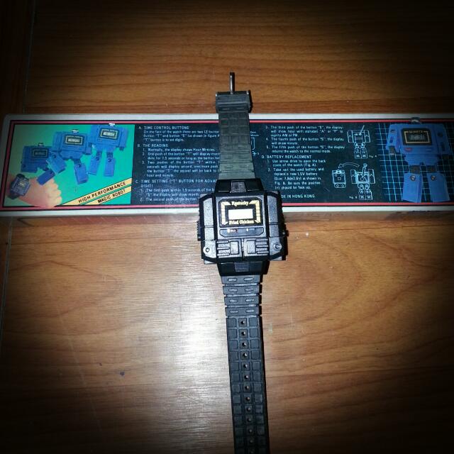 Vintage Transformer Quartz Watch (Reserved), Hobbies & Toys