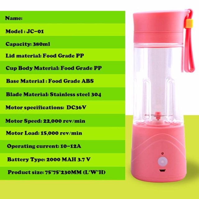 Other Cups & Glasses Portable Electric Juice Cup was sold for R139.00