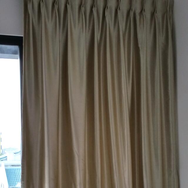 Price Reduced Condo Day Night Curtain Light Gold Full Height