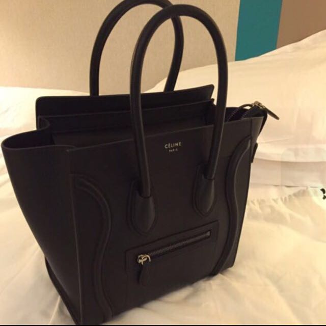 celine black tote bag
