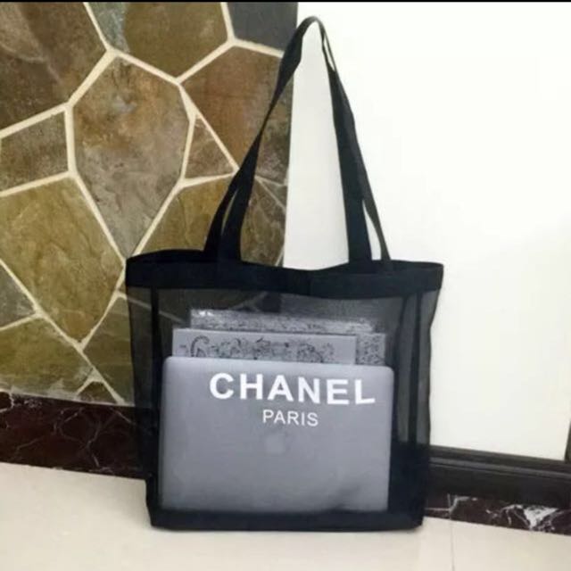 chanel mesh tote bag