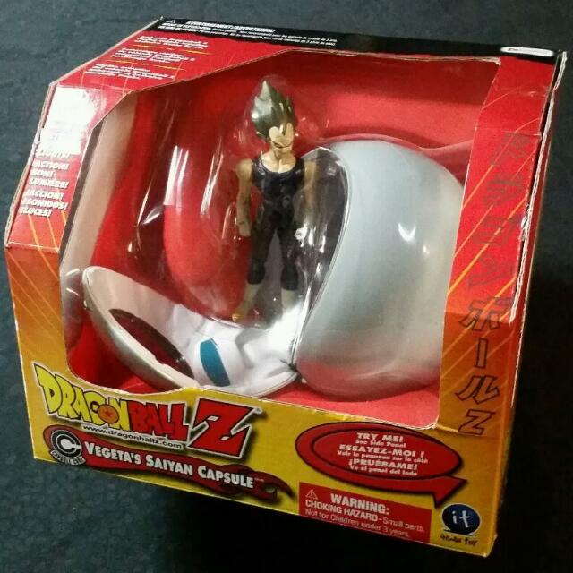Super Rare Dragonball Z Vegeta Saiyan Space Pod Capsule New