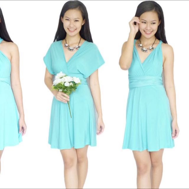 tiffany blue infinity dress