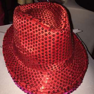 Sequin hat