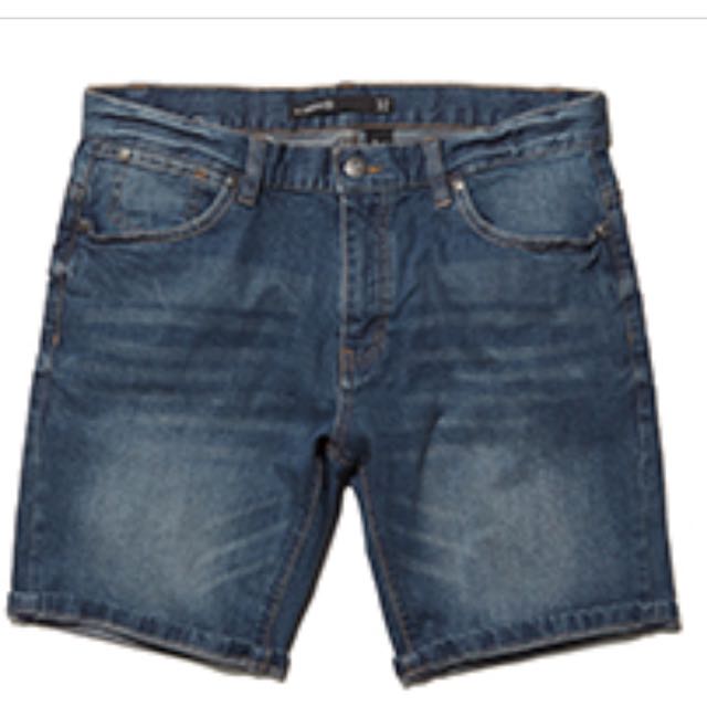 cotton on mens denim shorts