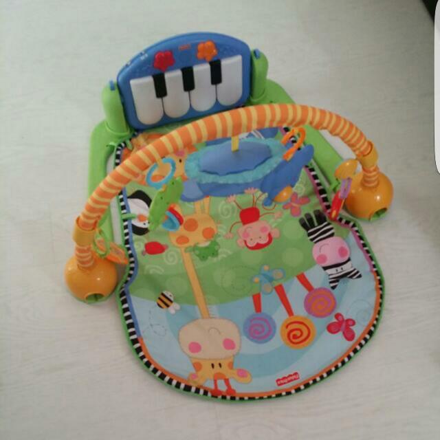 Fisher Price Rainforest Friends Kick and Play Piano Gym Babies Kids Infant Playtime on Carousell