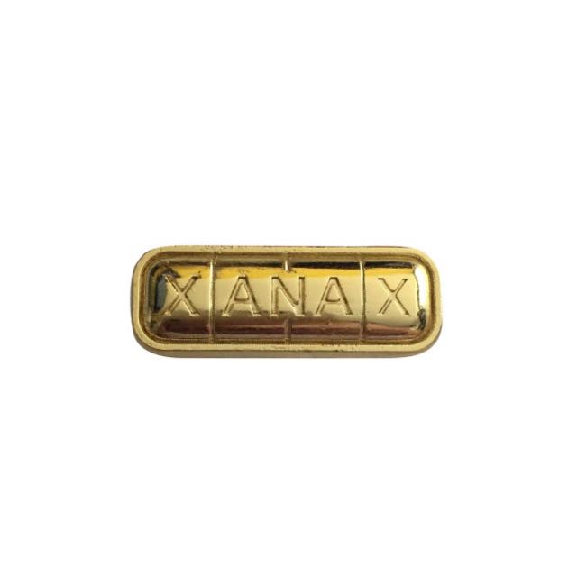 Gold bar top pin