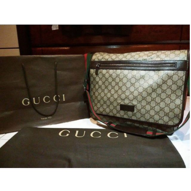 Gucci Messenger Bag For Men Canvas Luxury On Carousell