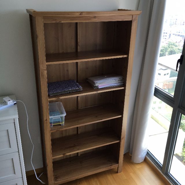 Ikea Hemnes Bookcase Light Brown Furniture On Carousell