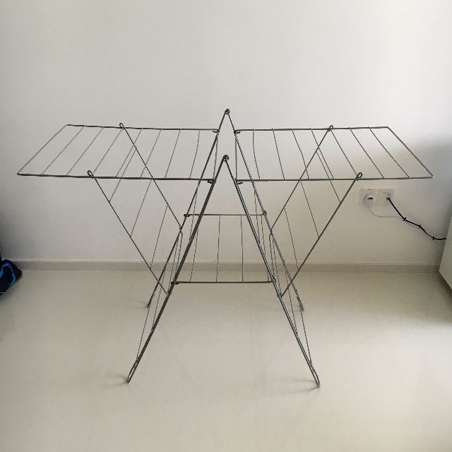 IKEA FROST Drying rack in outdoor white Furniture Home Living Furniture Shelves Cabinets Racks on Carousell