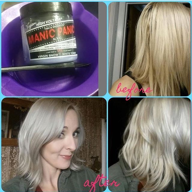 Instock Manic Panic Virgin Snow Health Beauty On Carousell