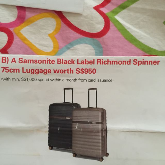 samsonite black label richmond spinner 75cm luggage