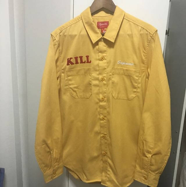 supreme kill work shirt