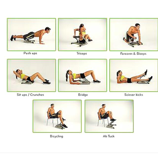 Wonder core exercise hot sale sheet