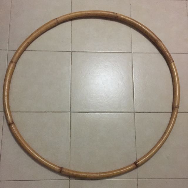 wooden hula hoop