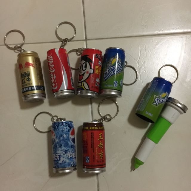 2 In 1 Coca Cola Keychain Pen Everything Else On Carousell