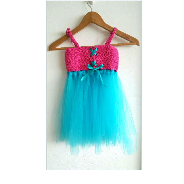 Crochet Tutu Dress 3 To 4 Years Old Babies Kids Babies Kids Fashion On Carousell
