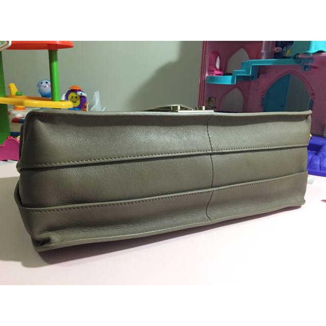 Furla Alice Handbag Shoulder Bag Daino Brown Luxury on Carousell