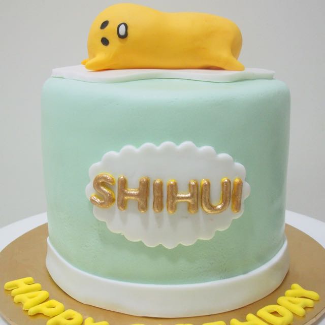Wallpaper Gudetama Fondant Cake Food Drinks Baked Goods On Carousell For iPhone Free