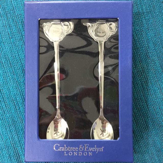 Limited Edition Crabtree & Evelyn London Silver Spoons (Pair), TV