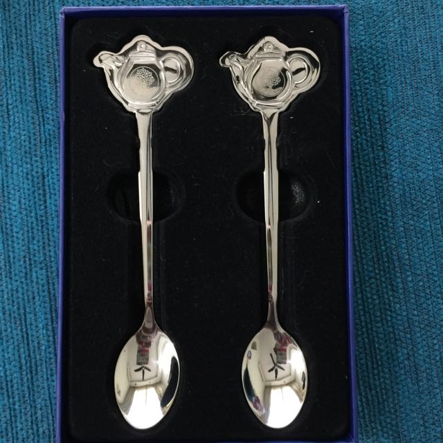Limited Edition Crabtree & Evelyn London Silver Spoons (Pair), TV