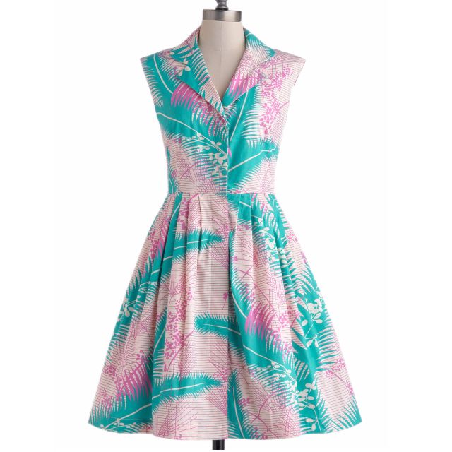 ASOS Emily Fin Vintage Jessica Tea Dress Women s Fashion