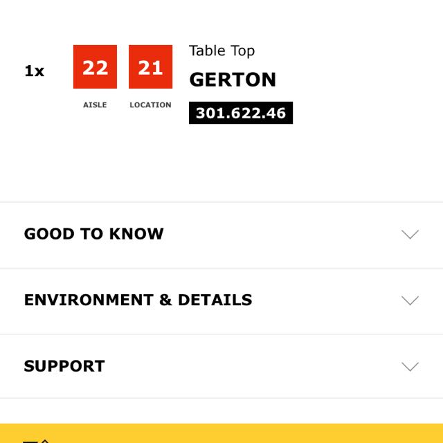 IKEA Gerton Table Top Only, Furniture & Home Living, Furniture