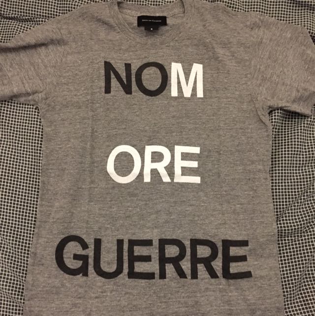 Pristine Nom De Guerre T Shirt Sz S Men S Fashion On Carousell