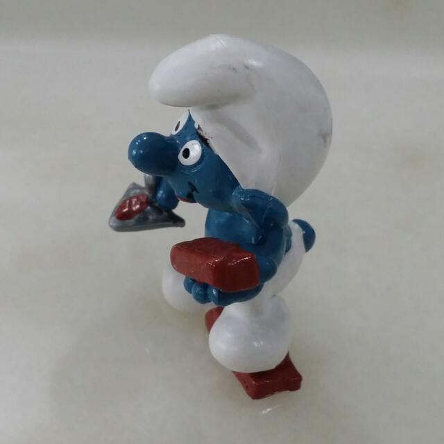Moulin Schtroumpf Schleich 1981 - Figurine Originale Peyo - Bon État (Sans Boîte)
