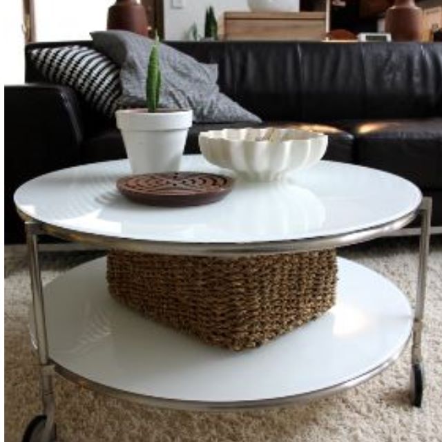 Ikea Strind Coffee Table With Wheels Furniture On Carousell