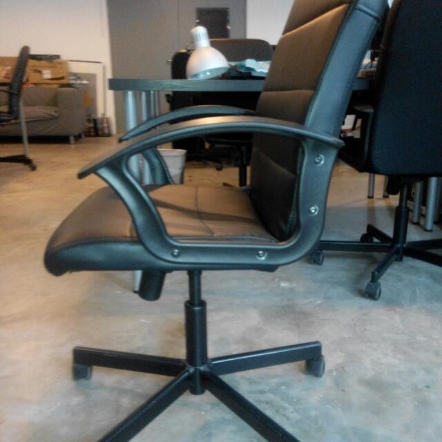 Ikea Torkel Black Swivel Chair, Furniture & Home Living, Furniture, Chairs on Carousell