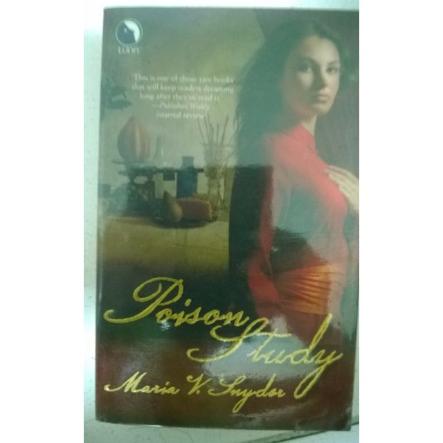 Maria V Snyder Poison Study Study 1 Books Stationery On Carousell