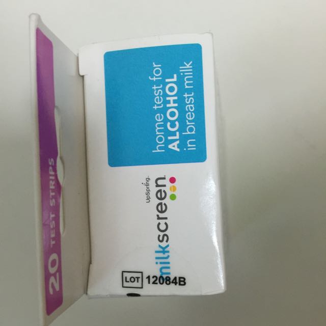 Milkscreen Home Test to Detect Alcohol in Breast Milk, Babies & Kids