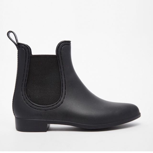  premier>英国直送 英伦风 低筒雨鞋 低筒靴 低筒鞋 黑色 类似hunter