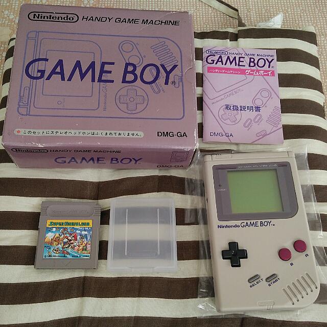 Retro Authentic Grey Game Boy Nintendo Handheld Console DMG-GA