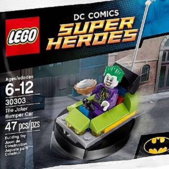 LEGO 30303 Dc Comics Super Heroes Batman The Joker Bumper Car New