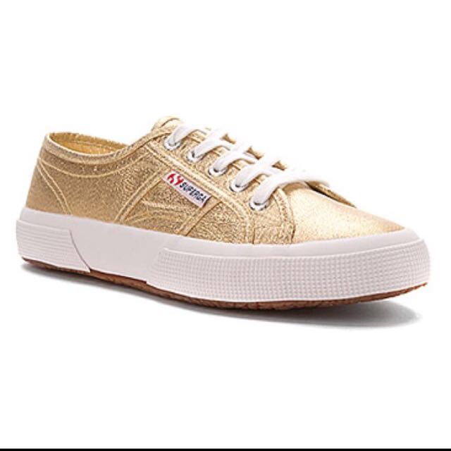 Superga lame gold on sale
