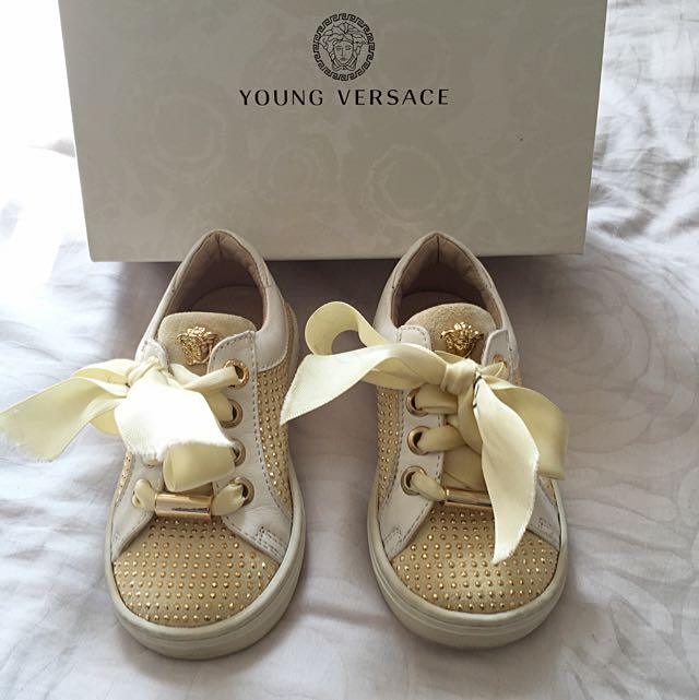 Versace Young Shoe Size 22 Babies Kids Babies Kids Fashion on Carousell