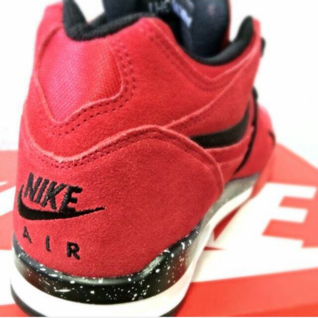 Nike air flight 89 on sale red suede