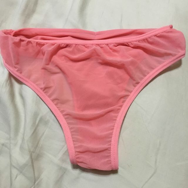 Used panties (pink and second pink) only, blue sold out, Women's Fashion,  Bottoms, Other Bottoms on Carousell