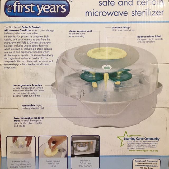 the first years microwave sterilizer