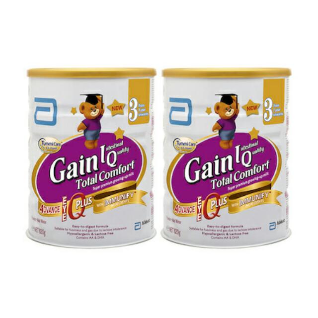 Unopened 2 X Gain Iq Total Comfort Stage 3 Babies Kids On