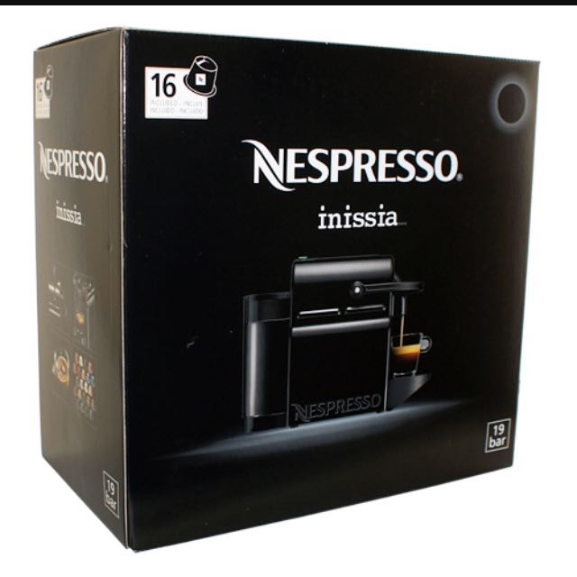 Brand New Nespresso Inissia Black, TV & Home Appliances, Kitchen