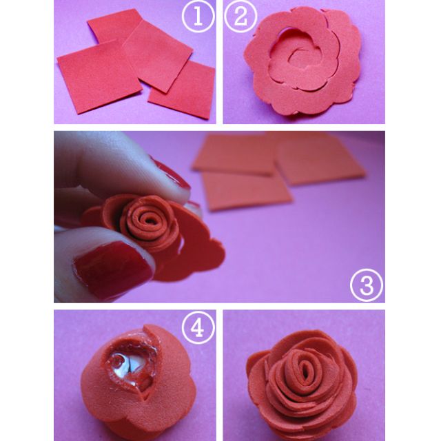 [RESERVED] [Popular POP Artz] Red Craft Foam Sheets / Sponge Paper