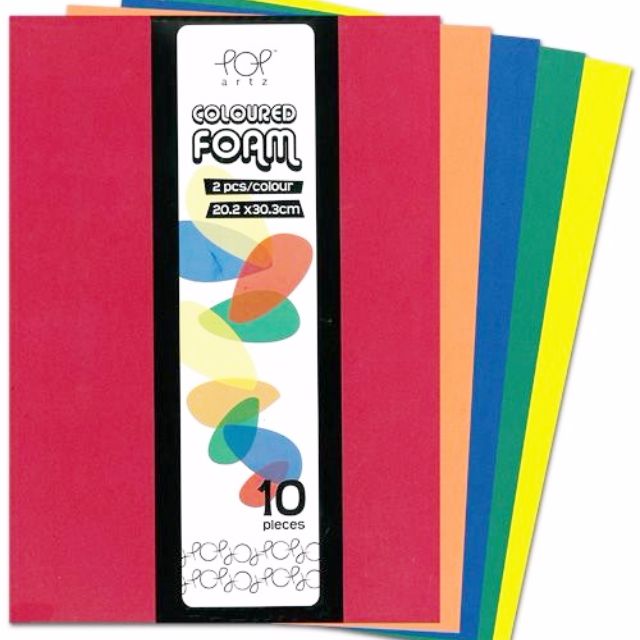 [RESERVED] [Popular POP Artz] Red Craft Foam Sheets / Sponge Paper