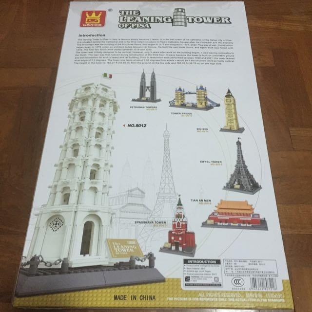 Tower Bricks (Category: Lego & Building Sets) located in Singapore. Submitted by blogshopsg (Listing ID 47025161, Image 3). Description: .