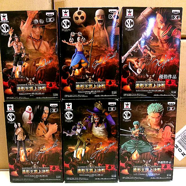 Banpresto Craneking Scultures Figures One Piece Figure Colosseum Series I 造型王顶上决战 Vol 1 To 7 Set Of 12 Hobbies Toys Toys Games On Carousell